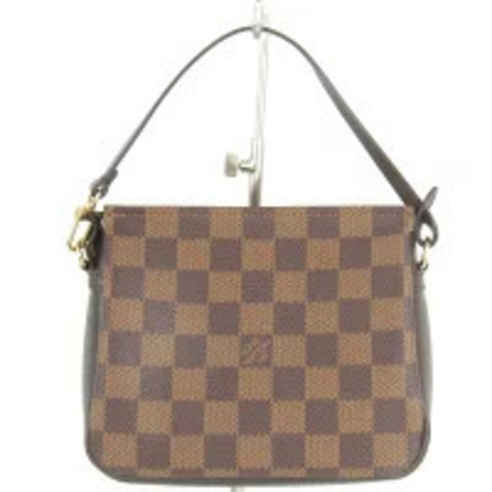 Louis Vuitton Trousse Makeup Pouch Clutch Damier Canvas